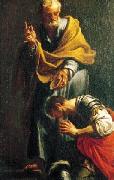 Francesco Trevisani Peter Baptizing the Centurion Cornelius oil painting
